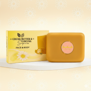 Savon au beurre de cacao et curcuma